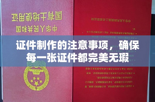 绿春证件制作的注意事项，确保每一张证件都完美无瑕